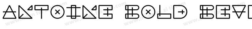 Antoine Bold Bevel字体转换